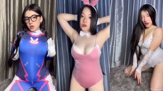 Bokep Indo Cocolee Bergoyang Pakai Kostum Nakal Bikin Sange
