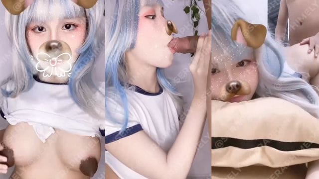 Bokep Indo Seraphimely Cosplayer Pentil Gede di Sepong dan di Doggy