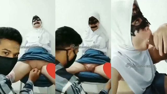 Bokep Indo Princess Nakal di Ikat Pakai Seragam di Colemkin Pakai Vibrator